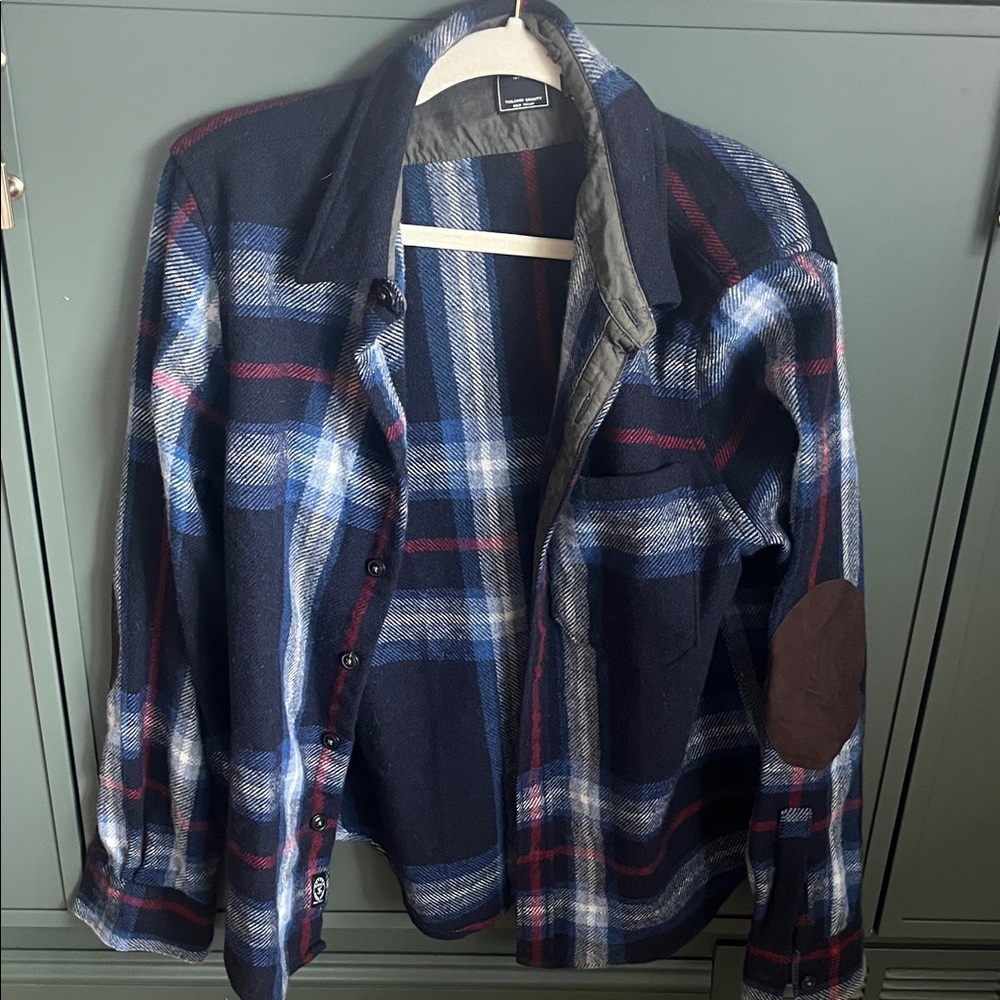 Todd Snyder Navy and Red Shirt